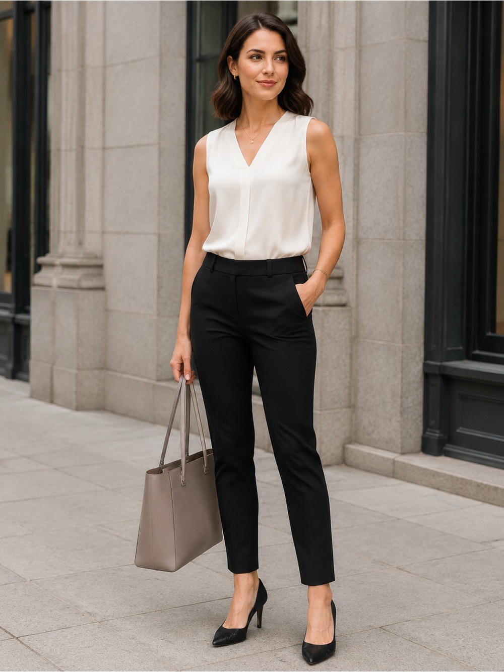 Banana Republic Sloan Black Slim Ankle Pants Size 6 NWT